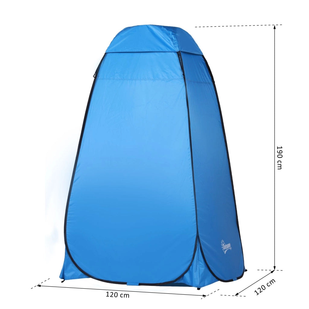 Tenda Doccia Pop-up Portatile da Campeggio Cabina Spogliatoio e WC per Spiaggia e Outdoor con Finestra e Borsa