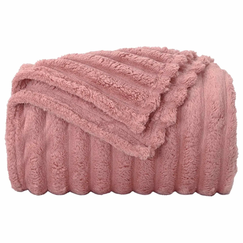 Coperta Rosa 150 x 130 cm Panno