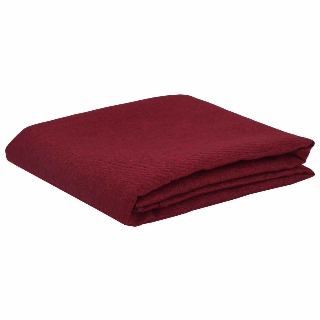 Tovaglia da Tavolo 5 pz Rettangolare Rosso Vino 140 x 220 cm 42040358