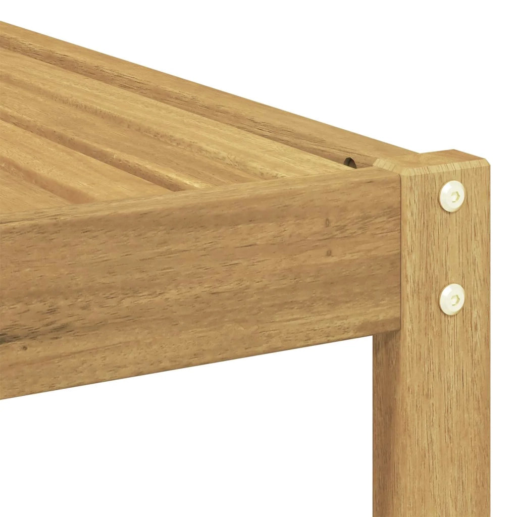 Set di divani da esterno-Sofa da giardino 3 Pezzo Bianco e Crema Poliestere