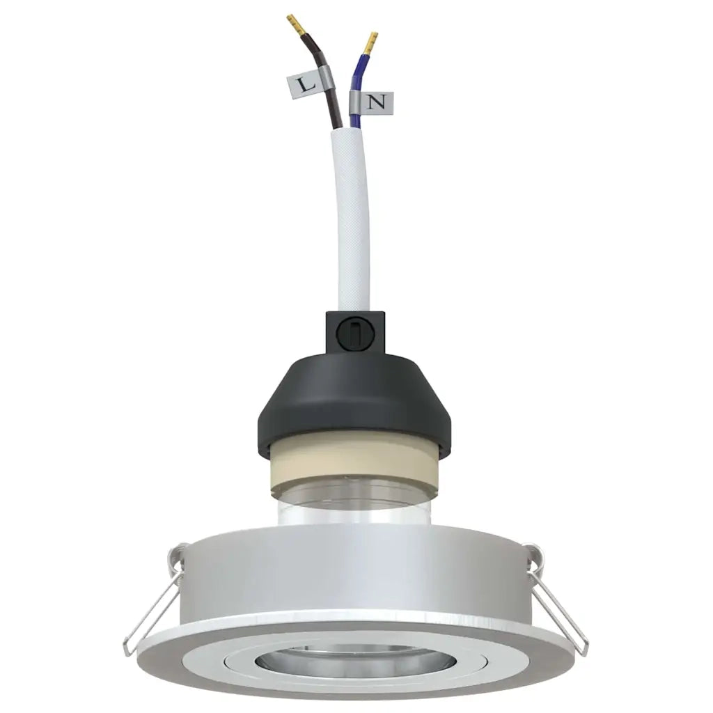 Spotlight Argento 9 x 9 x 2 cm Alluminio CFW7428372