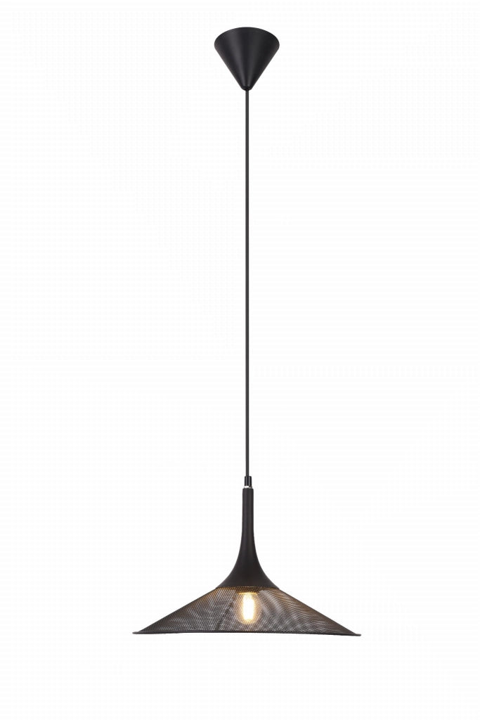 Lampada a sospensione Candellux Kiruna Ø36 nera E27