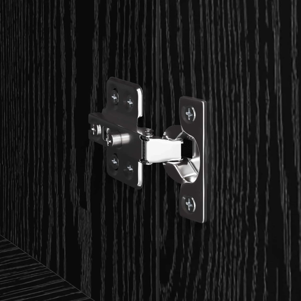 Mobile TV 150 x 30 x 50 cm Rovere nero Legno ingegnerizzato