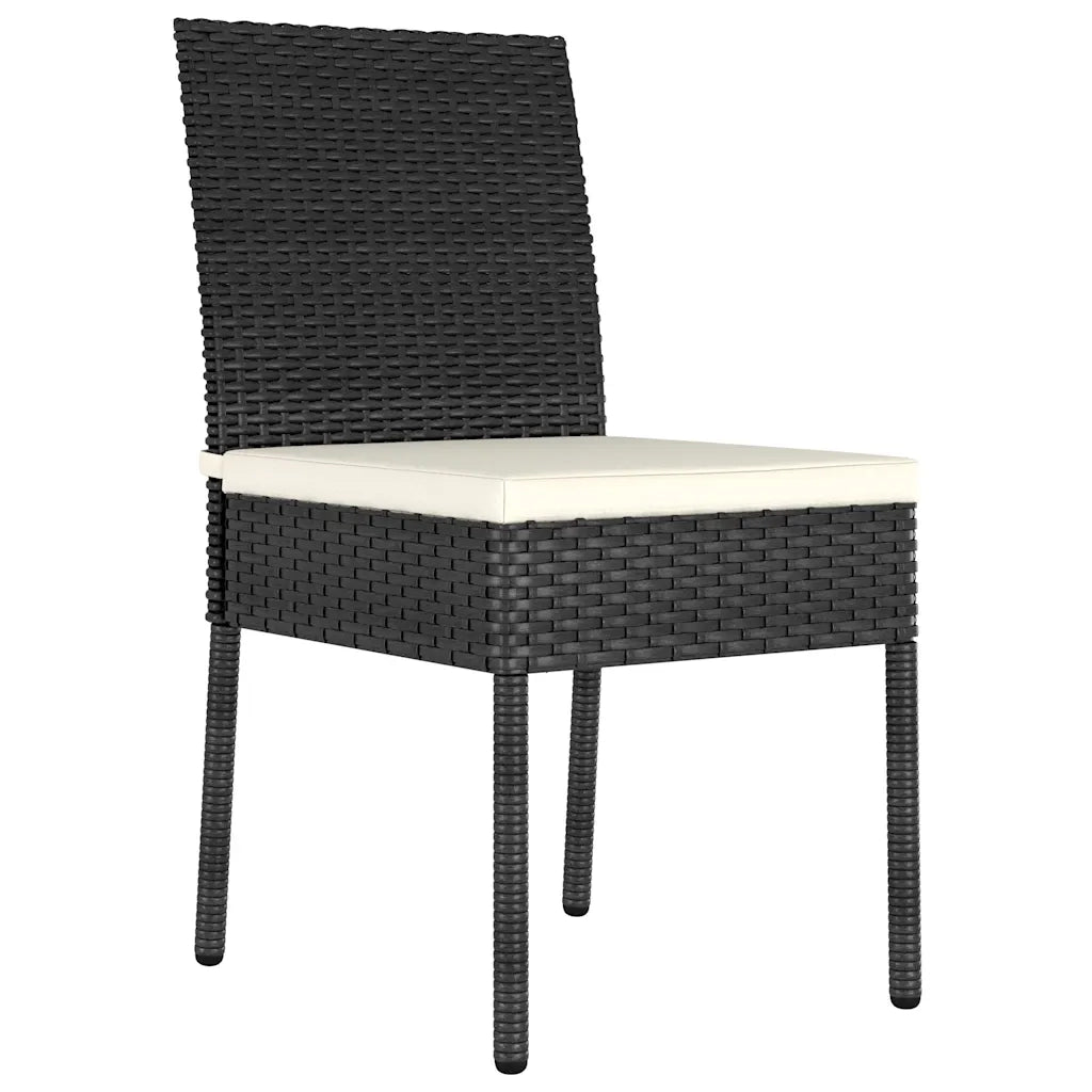 Set da Pranzo per Giardino 7 pcs Nero 3379210