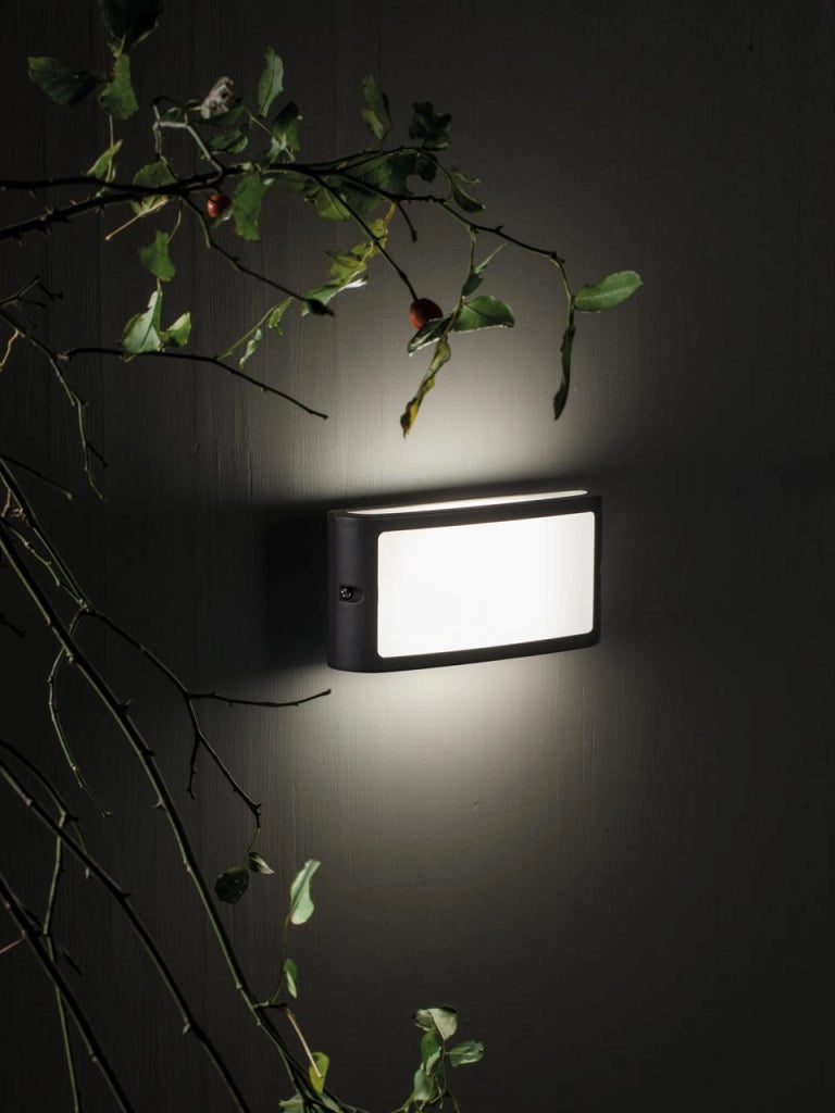 APPLIQUE LED 'SCREEN' grigio - 10 watt  - SOVIL