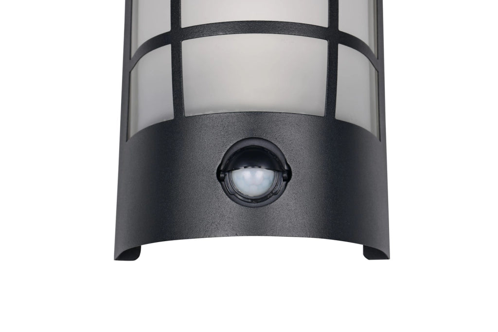 Applique esterna SINTRA RL nera 1xE27 con sensore