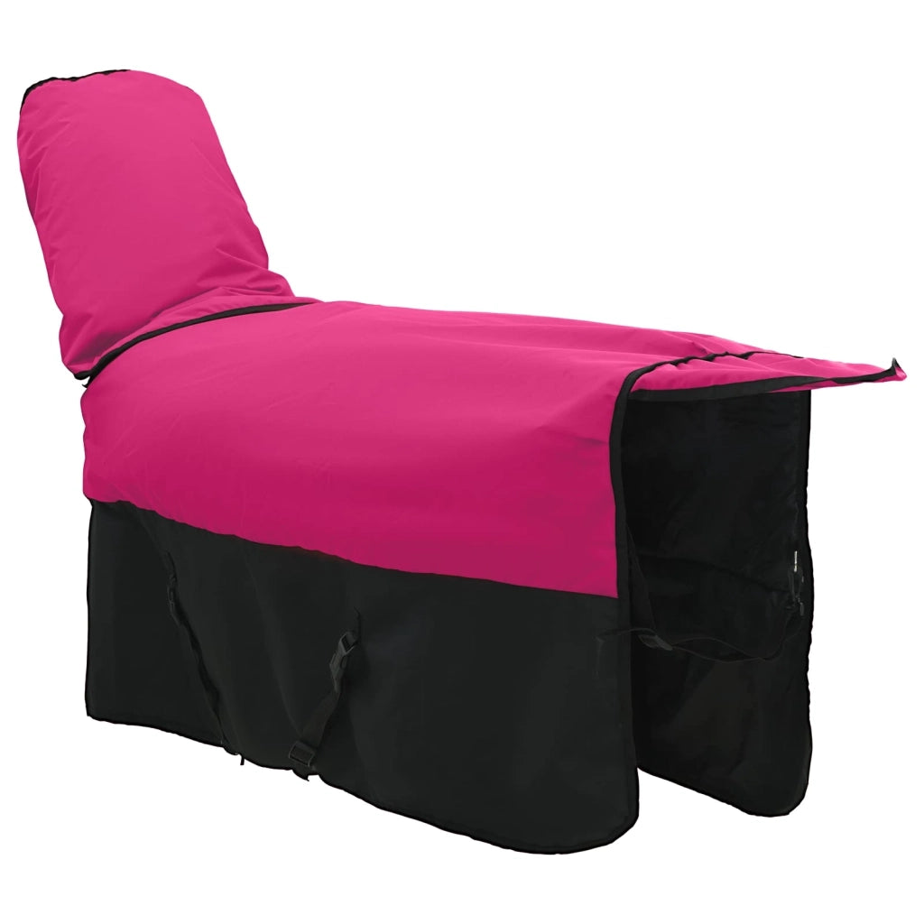 Coperta per Cavalli Rosa e Nero 155 cm Poliestere 42013155