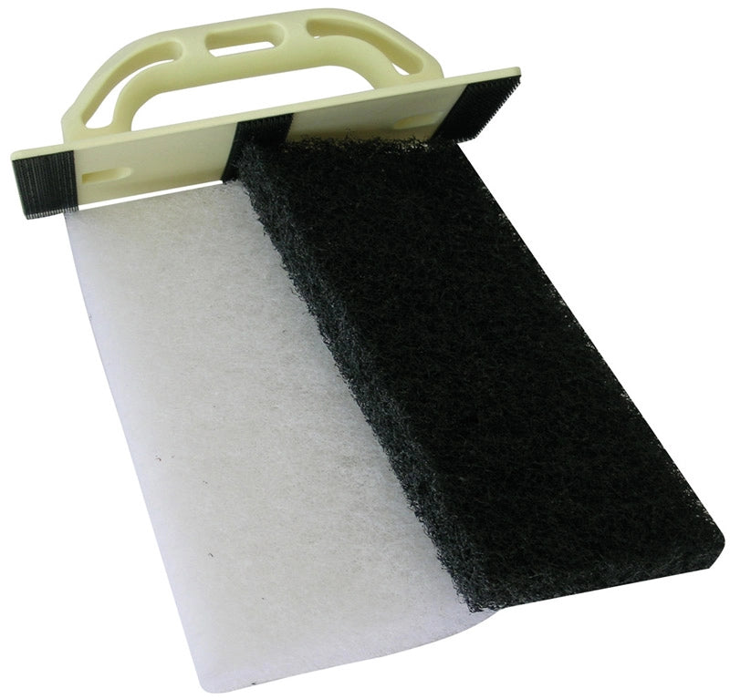 TAMPONE DI RICAMBIO PER FRATTAZZO  fibra dura (nero) 15.00 pz