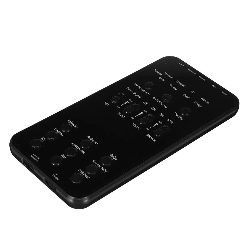 Scheda audio esterna live bluetooth per dirette streaming con microfono HP-202