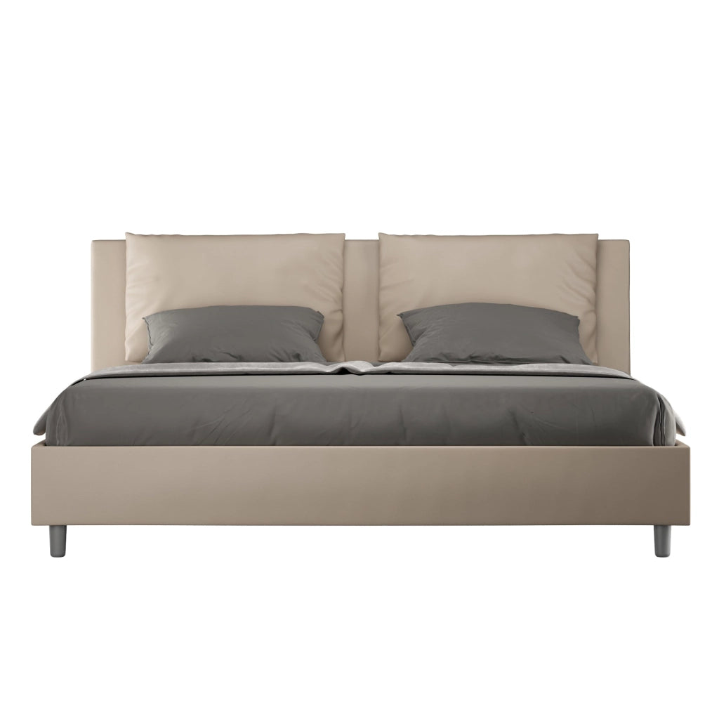 Letto Matrimoniale 160x190 cm Senza Rete Antea Tortora