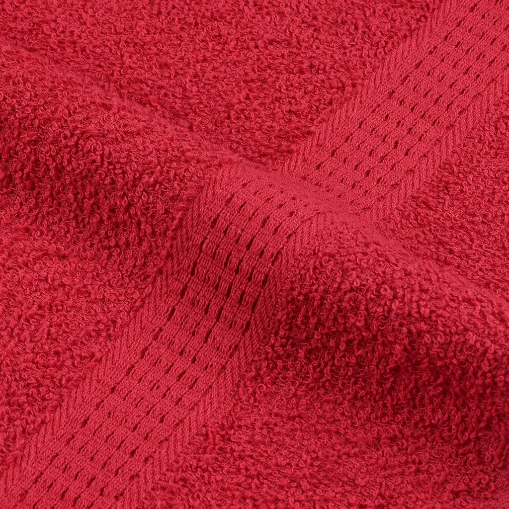 Asciugamani da bagno FROGN 2 pz Rosso 100x150 cm 360 g/m² 136932