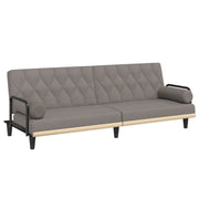 Divano letto | Sof¨¤ letto | Letto singolo con Braccioli Tortora in Tessuto