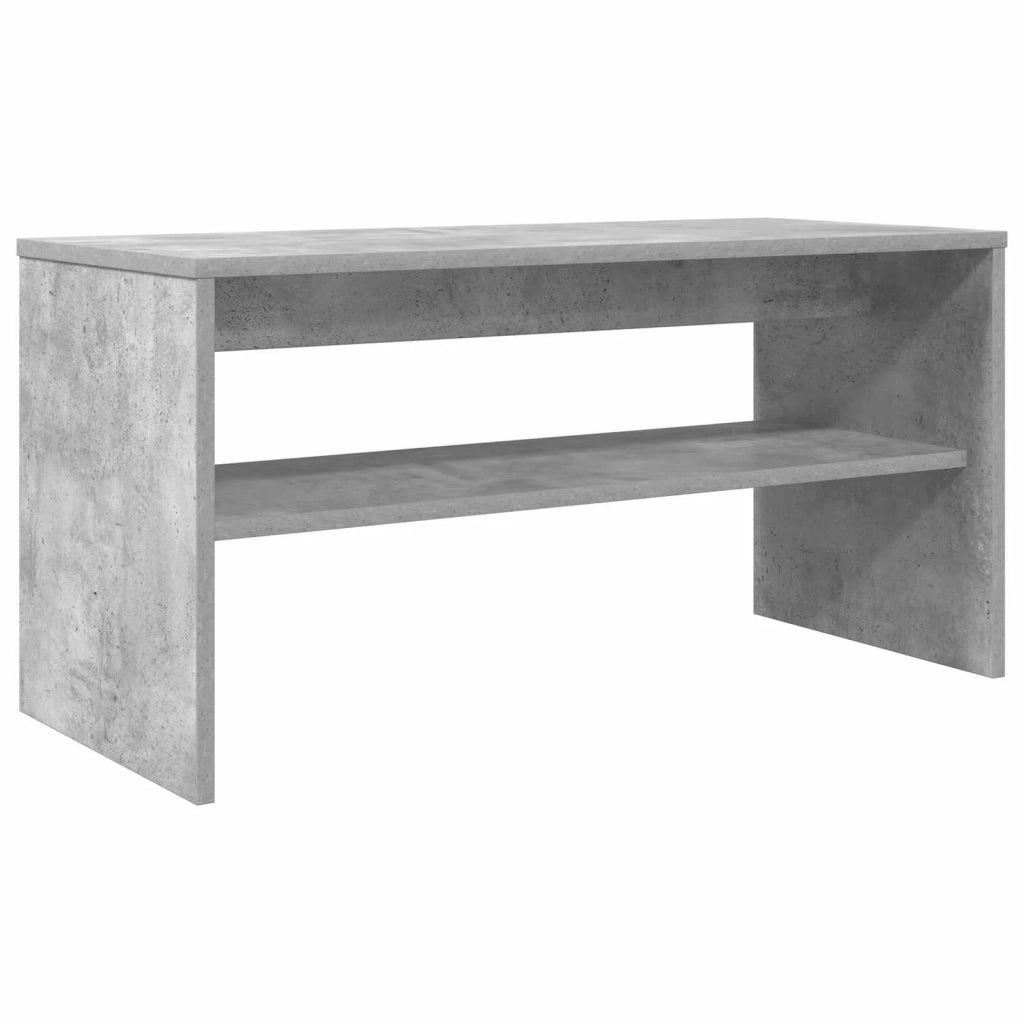 Mobile TV 80 x 35 x 40 cm Grigio cemento Legno ingegnerizzato 8000303