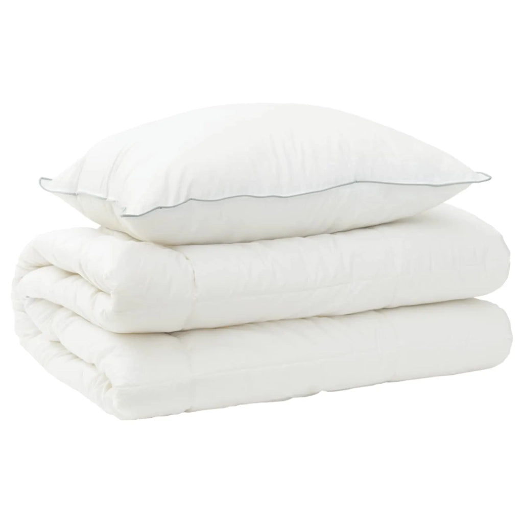 Set di piumone e cuscini 2 pcs 152x203 cm 4 stagioni 220 GSM 3440906