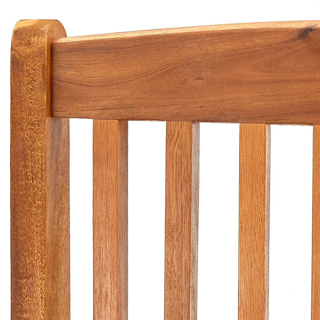 Sedie da Giardino Pieghevoli 2 pz in Legno Massello d'Acacia 46339