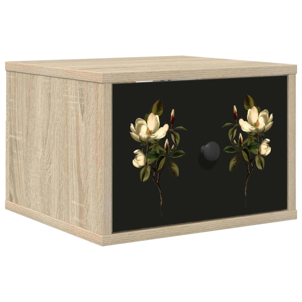 Mobiletto da comodino a parete BREMEN Rovere Sonoma 8007501
