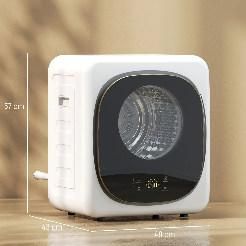 Asciugatrice a condensazione portatile 4 kg ¨C Minimal ¨C 800 W bianco