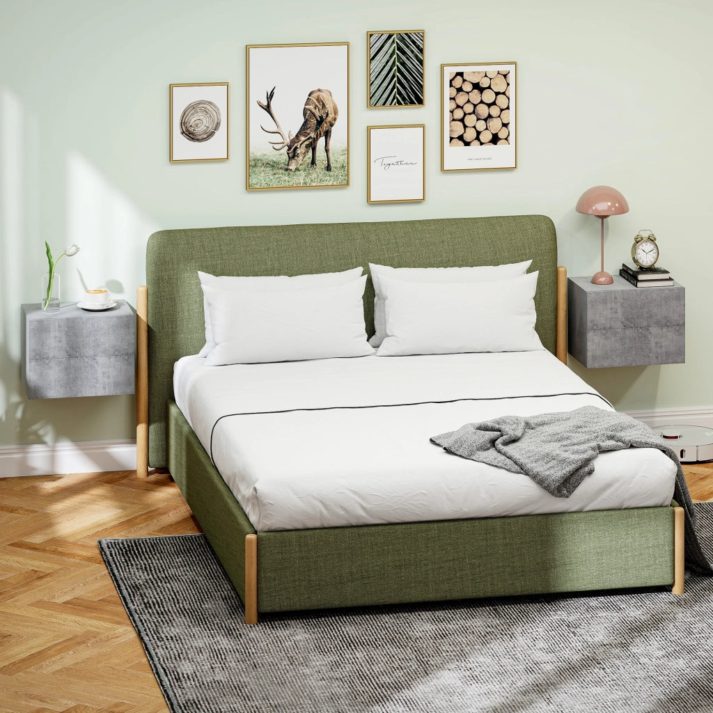 Comodini ¨C zephmum ¨C Grigio, 40x29x30 cm