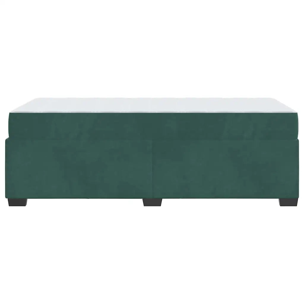Struttura del letto Verde Scuro 90 x 190 cm Tessuto 3399263