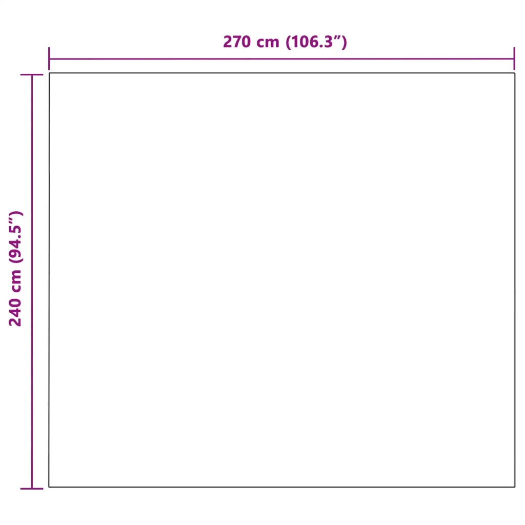 Coperte da Pile 6 pz Nero 270 x 240 cm Panno