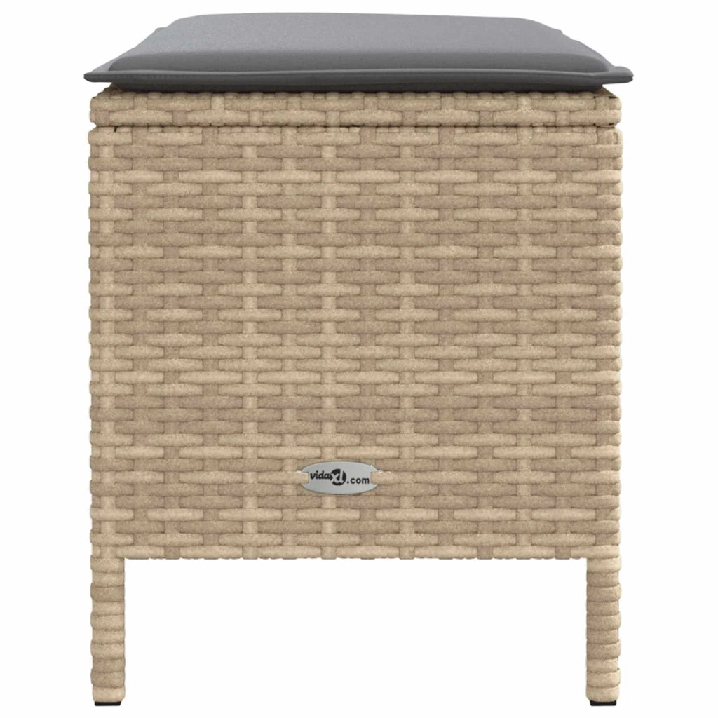 Poggiapiedi da Giardino Beige e Grigio Chiaro 80 x 38 x 42 cm CFW4150833