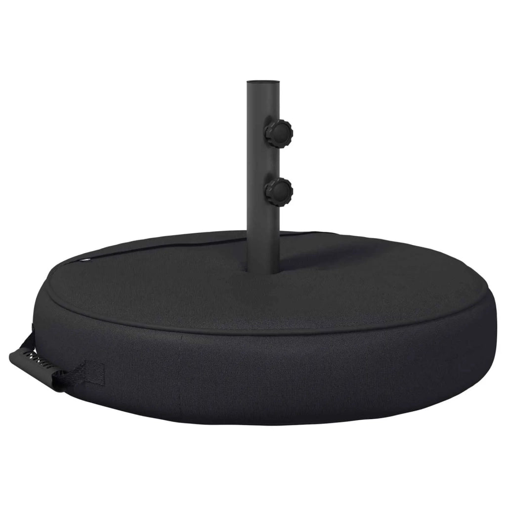 Base per Ombrello da Patio 60 x 60 cm Acciaio Nero 42036277