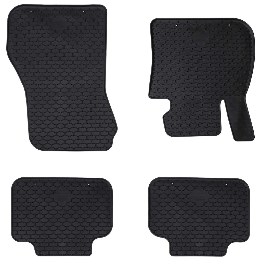 Tappetino per Auto 4 pcs Nero adatto per BMW 1er 2017- Gomma 42029111