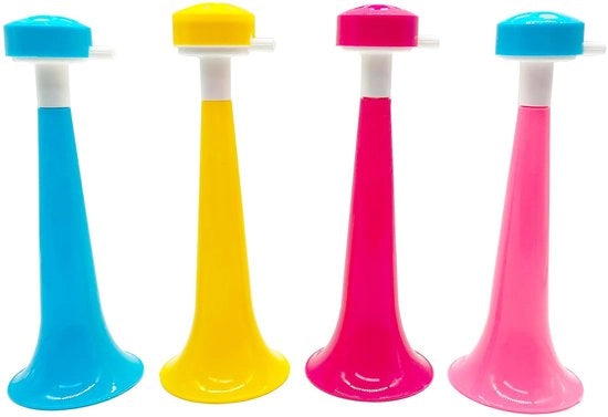 Fischietto da Sport 4 pezzi - Fischietto Leggero - Fischietto in Plastica Duratura - Suono Intenso - Ideale per Eventi Sportivi - Dimensioni 20 × 7 cm - Fischietto da Stadio