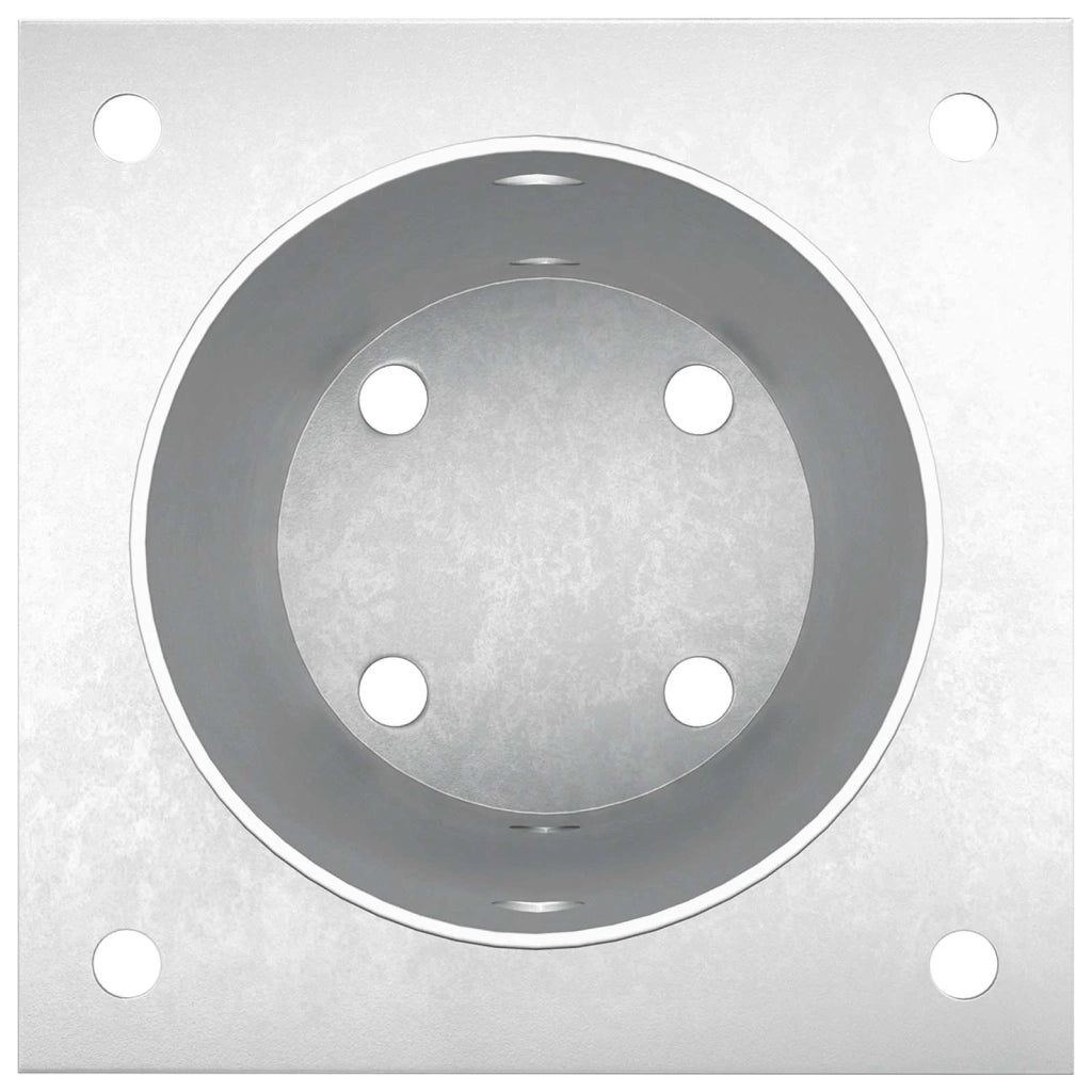 Ancora rotonda per terreno 12 pz Argento 15 x 15 x 15 cm CFW7742364