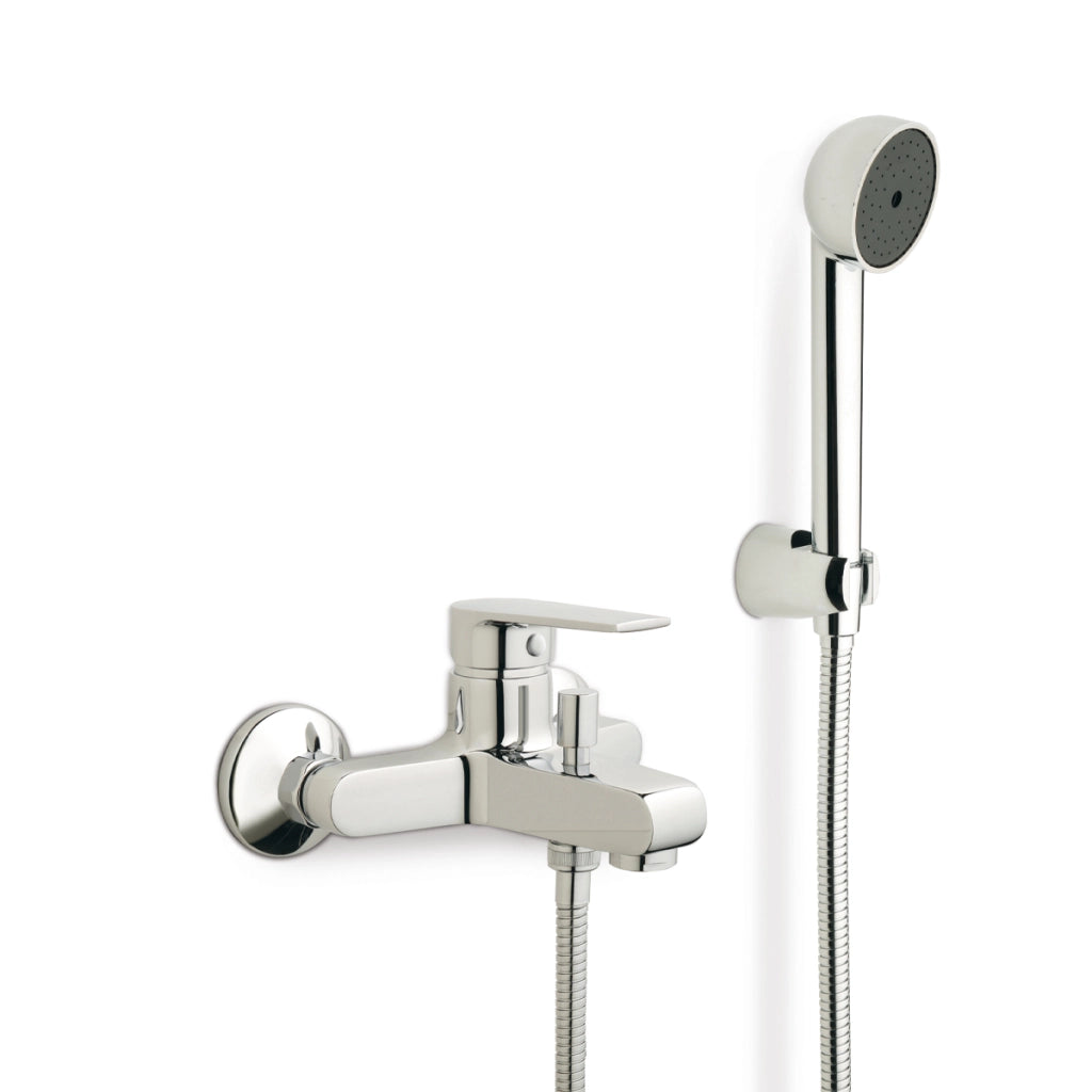 MISCELATORE MONOCOMANDO VASCA CON ACCESSORI LINEA LOGOS- Cromo- MAMOL- pezzi 1
