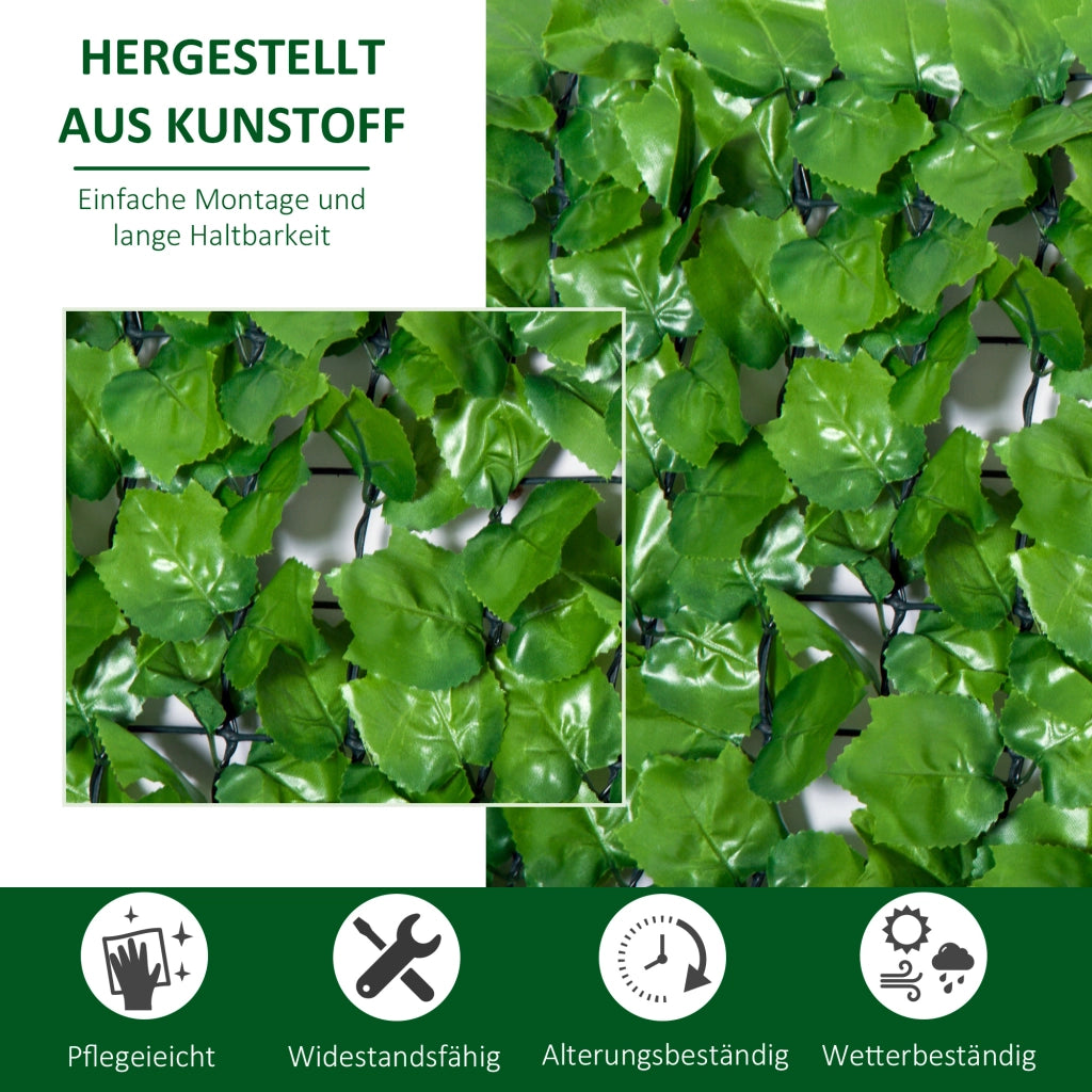 Siepe Artificiale ¨C Minimal ¨C Verde 300x100 cm
