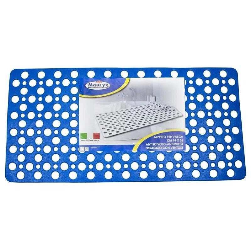 MAURY'S TAPPETO VASCA 74X36CM BLU