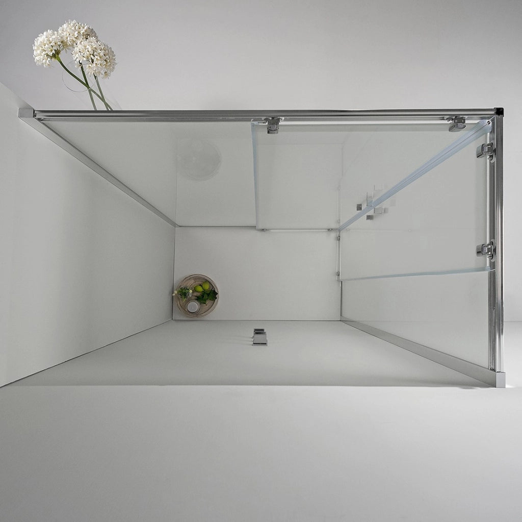 BOX DOCCIA ELITE ANGOLARE 70x90 CM SCORREVOLE OPACO
