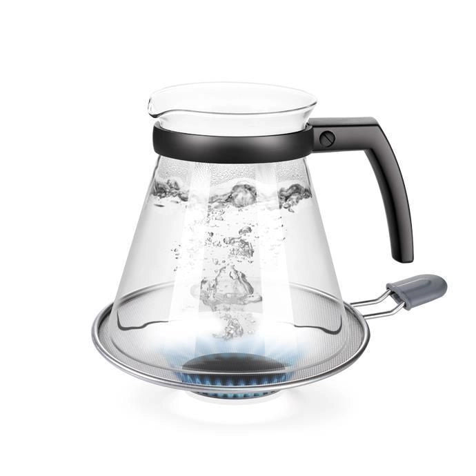 Tescoma 646622 Teo Teiera con Filtro Infusore 1.25 L Vetro Borosilicato colore Trasparente