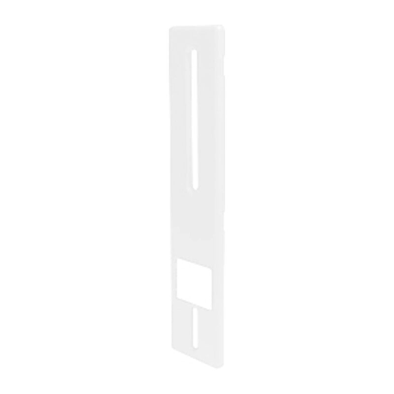 PLACCA P/AVVOLGITORE UNIVERSALE IN ABS BIANCO