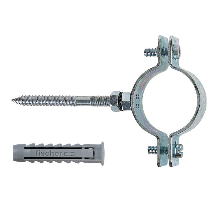 FISCHER COLLARE P/TUBI CPT  1-1/4 C/VITE E TASSELLO- FISCHER ITALIA- 50,0 pz