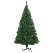 Albero di Natale Artificiale con Rami Spessi Verde 240 cm PVC 321037