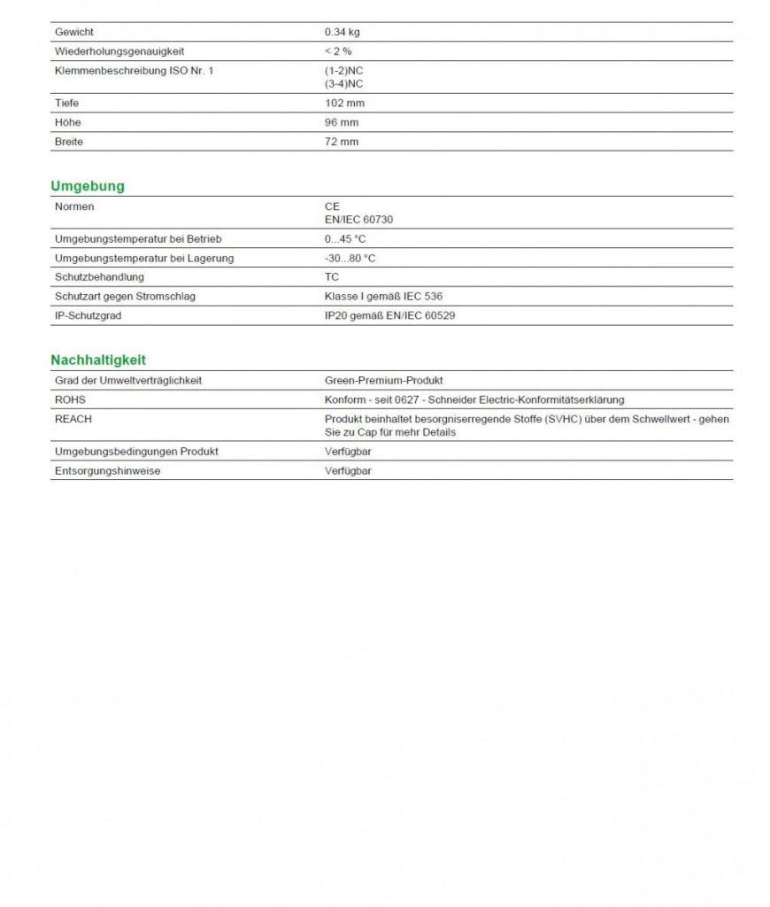 Pressostato per Autoclave Squared Square