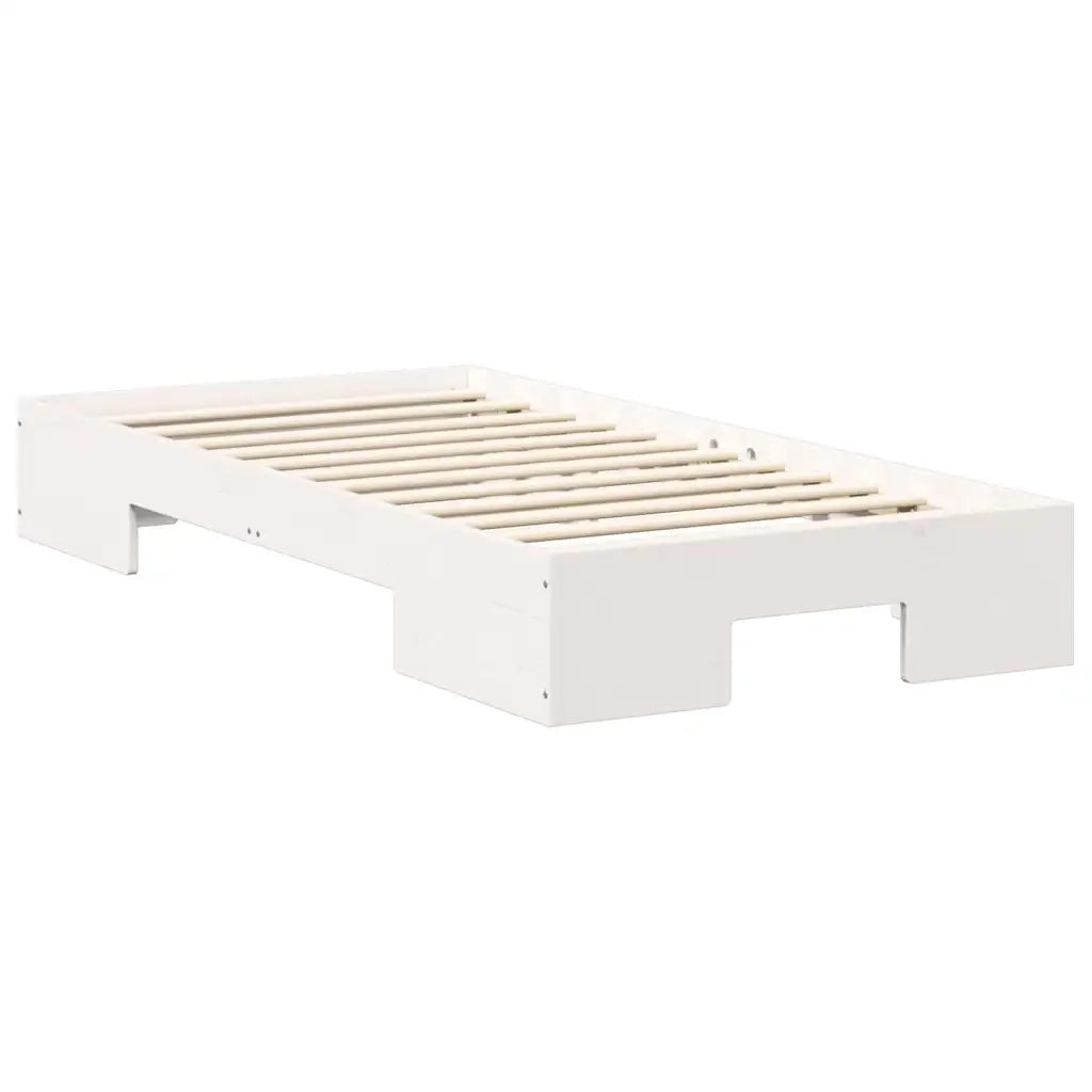 Letto singolo | Letto per adulti | Struttura del letto Bianco 80 x 200 cm