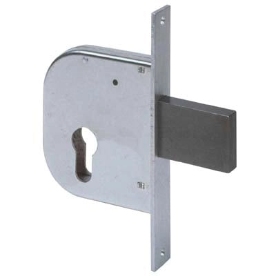 SERRATURA CANCELLO INFILARE 42022 CISA - B.Q ZINC F.MM 22 F.SAGOM M2+SCR E.MM 50- 2 pezzi