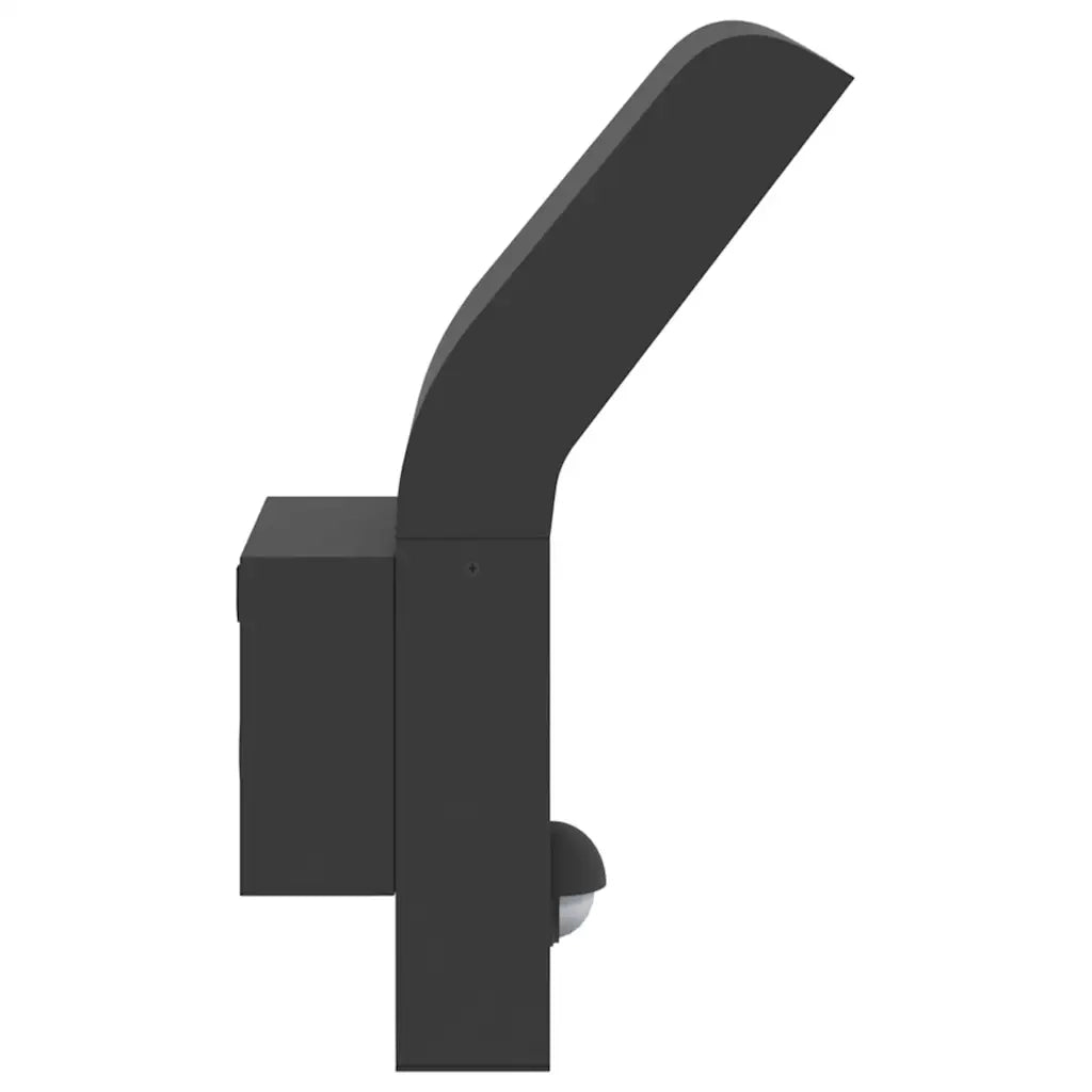 Applique con LED e Sensore Nera in Alluminio Pressofuso CFW4514061
