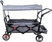 Carrello per bambini - Carrello con manubrio - Grigio