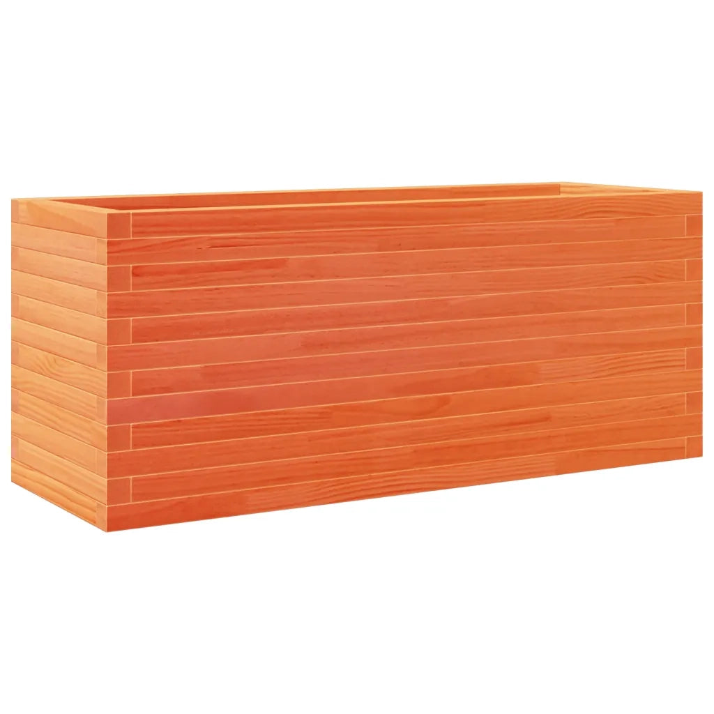 Fioriera | Cassetta per fiori | Vaso Giardino 110x40x45,5cm Legno Massello Pino