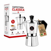Akitaink Caffettiera Moka 1 Tazza con Valvola di Sicurezza
