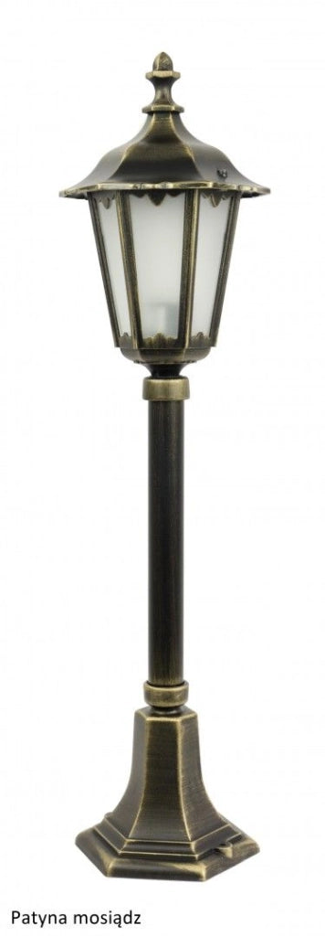 Lampione giardino esterno Retro SU-MA nero 76cm E27 IP43