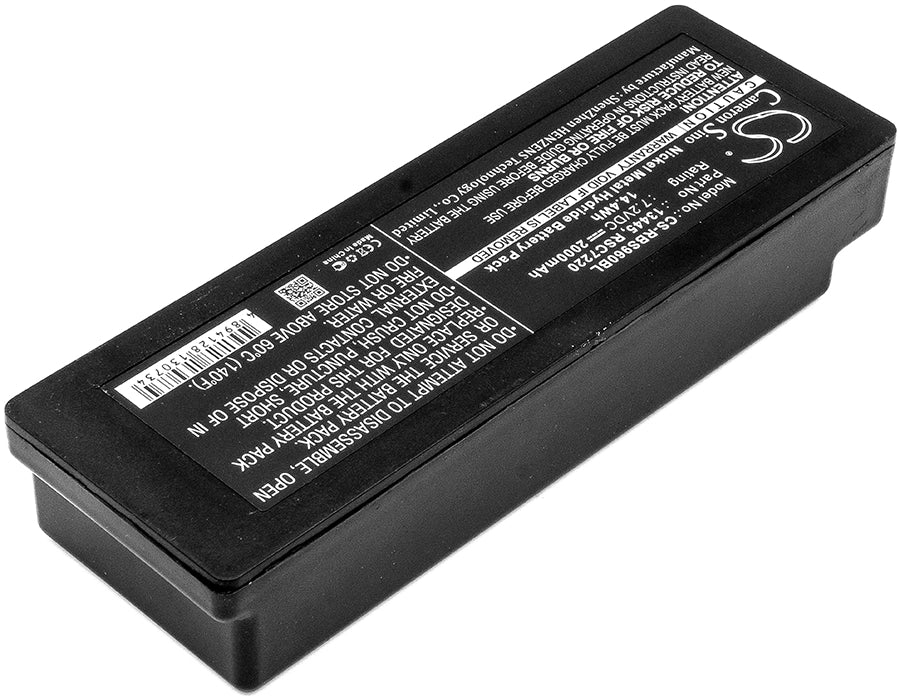 BATTERIA COMPATIBILE SCANRECO RBS960BL NiMH 7,2V 2000 mAh