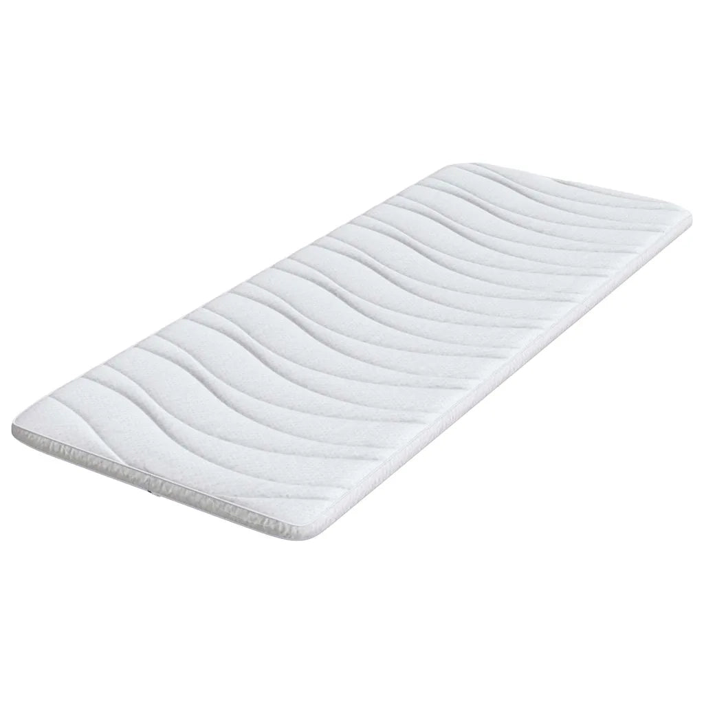 Topper per materasso Bianco 80 x 200 cm Tessuto a maglia 4106413