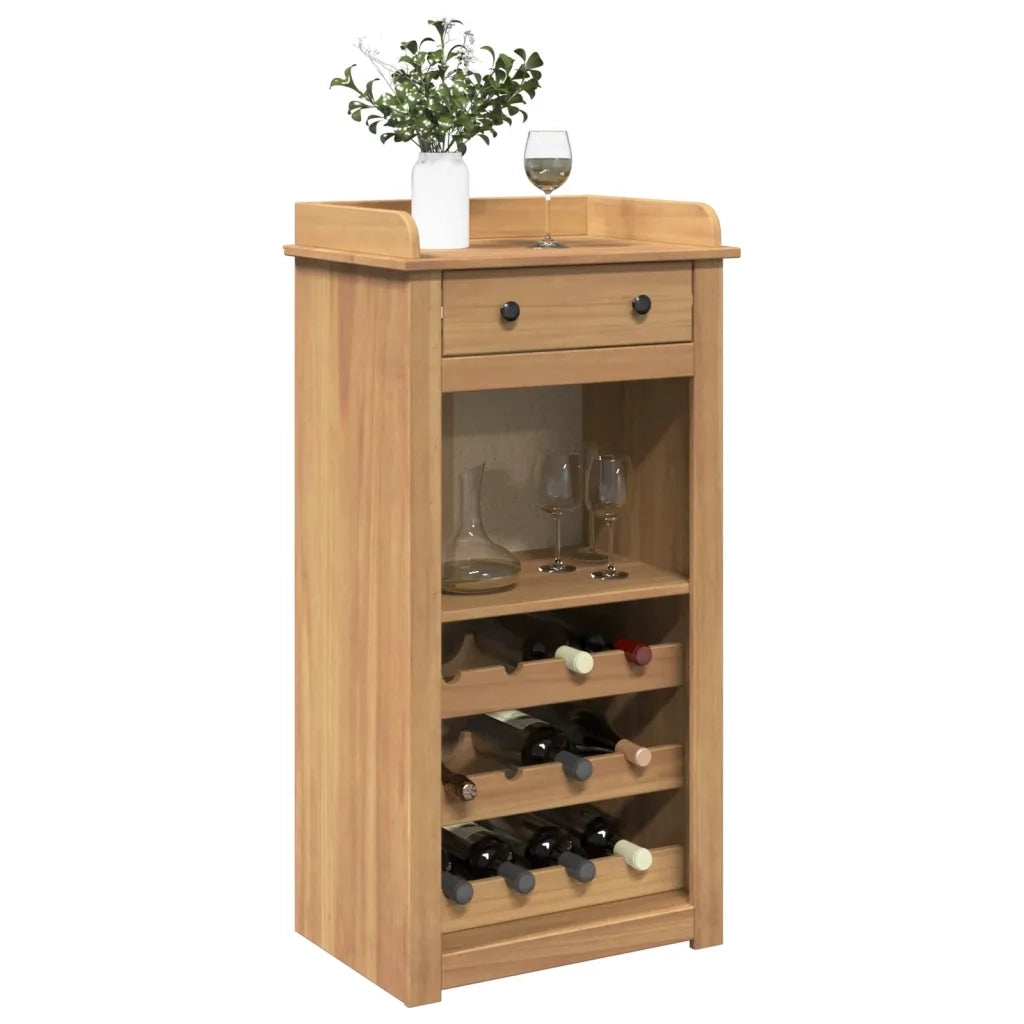Cantinetta per Vini PANAMA 57x40x111,5cm Legno Massello di Pino CFW3818082