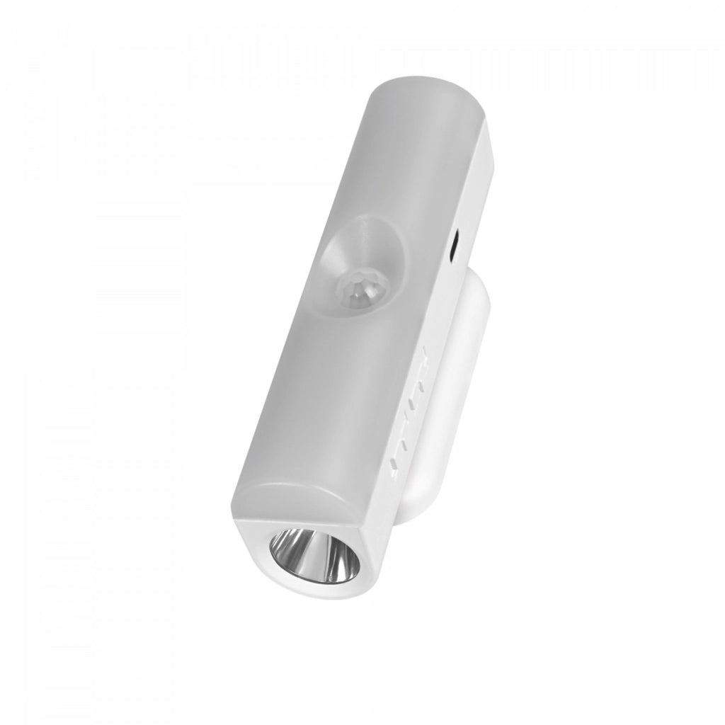 Lampada notte ricaricabile PIR LED 2W bianca Videx