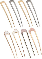 Spille per capelli vintage stile francese - set da 8 pezzi